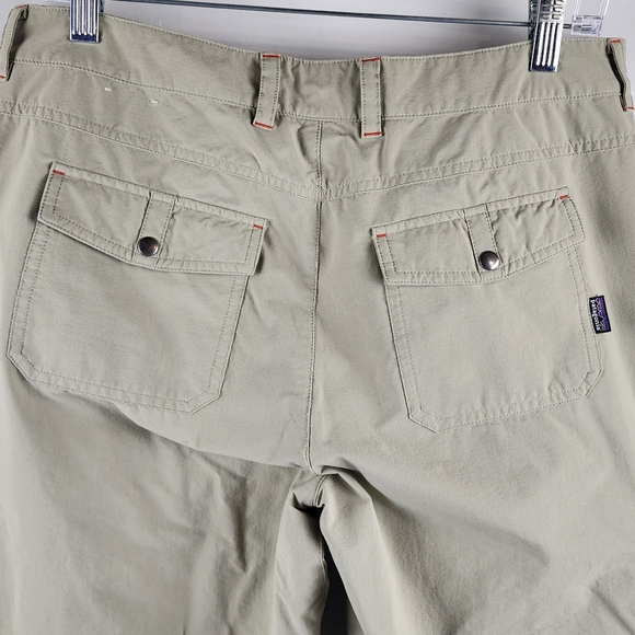 Patagonia Pants Womens 14 Beige Capri Stretch All Wear Nylon Blend (34x22) - Picture 9 of 10